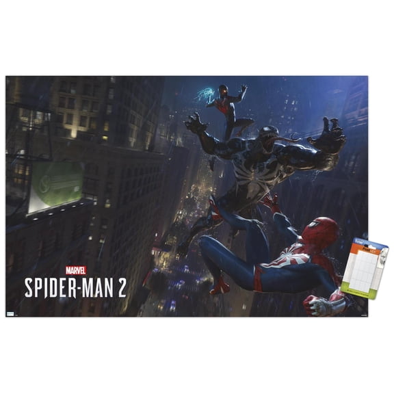 Marvel's Spider-Man 2 - Fight with Venom Wall Poster, 22.375" x 34"