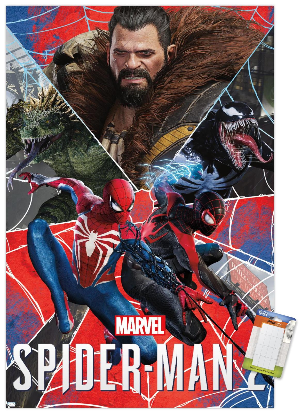 Marvel's Spider-Man 2 - Group Wall Poster with Magnetic Frame, 22.375 x  34 