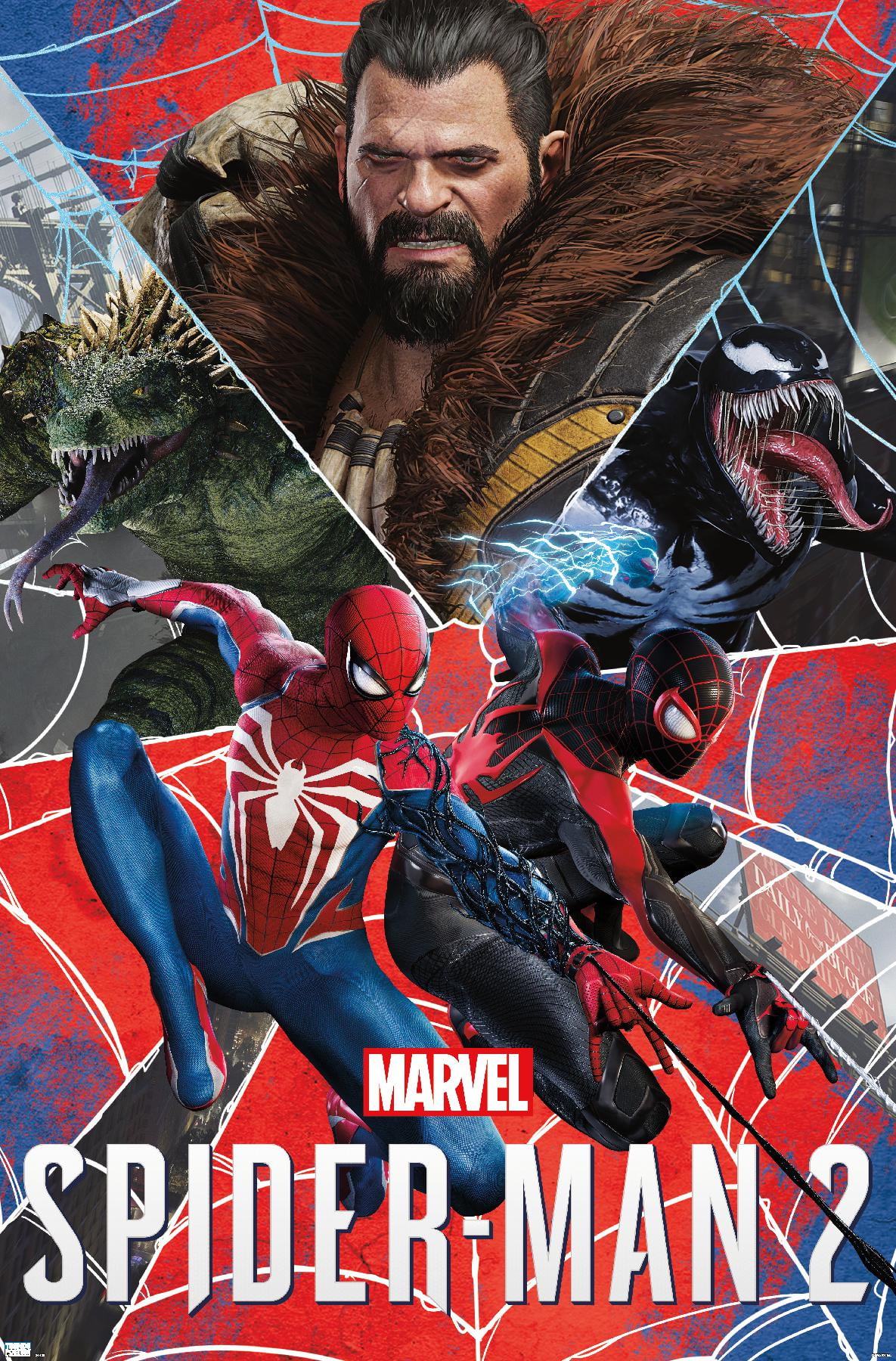 Marvel's Spider-Man 2 - Group Wall Poster, 22.375