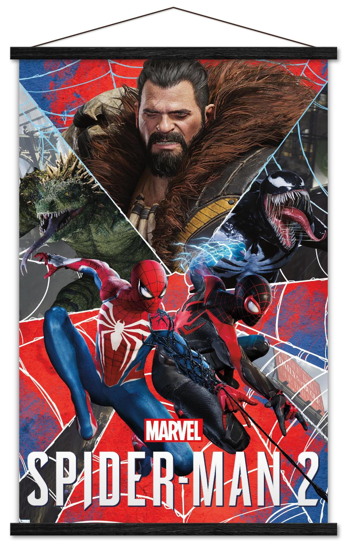 Marvel's Spider-Man 2 - Group Wall Poster with Push Pins, 14.725