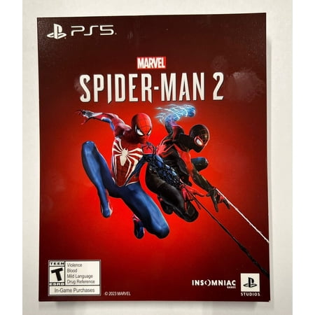 Marvel's Spider-Man 2 - Sony PlayStation 5 Game Code Unscratched PS5