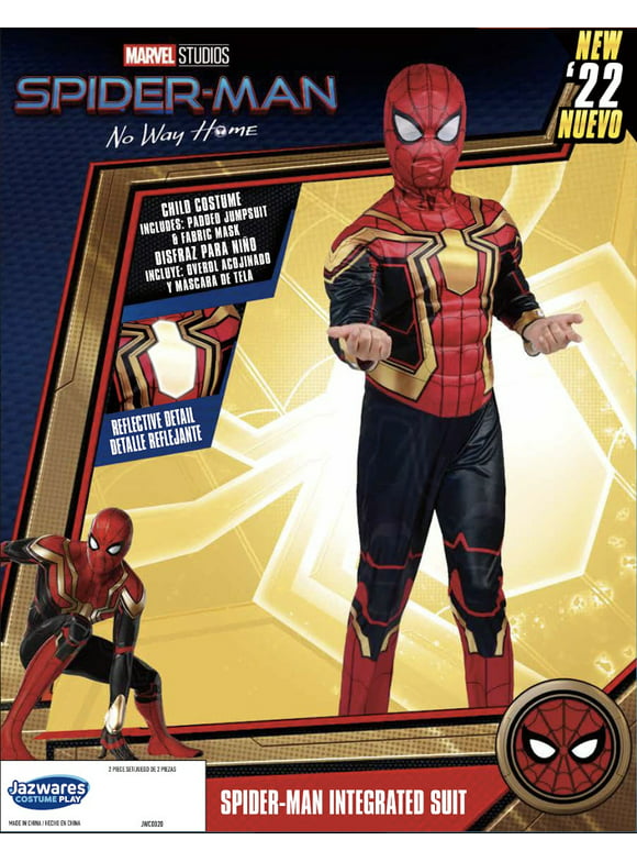 Marvel’s Spider-Man Integrated Suit Youth Halloween Costume -Small