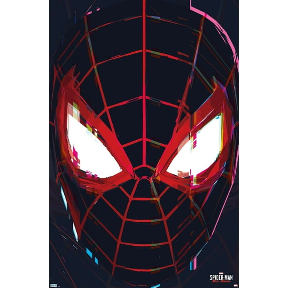 Marvel's Spider-Man: Miles Morales - Face Wall Poster, 14.725" x 22.375"