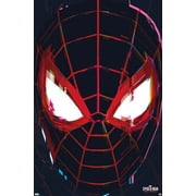 Marvels Spider-Man Miles Morales - Face Wall Poster, 22.375" x 34"