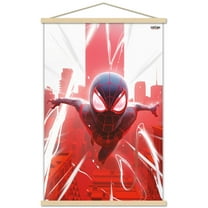 Marvel's Spider-Man: Miles Morales - Falling Wall Poster with Magnetic Frame, 22.375" x 34"