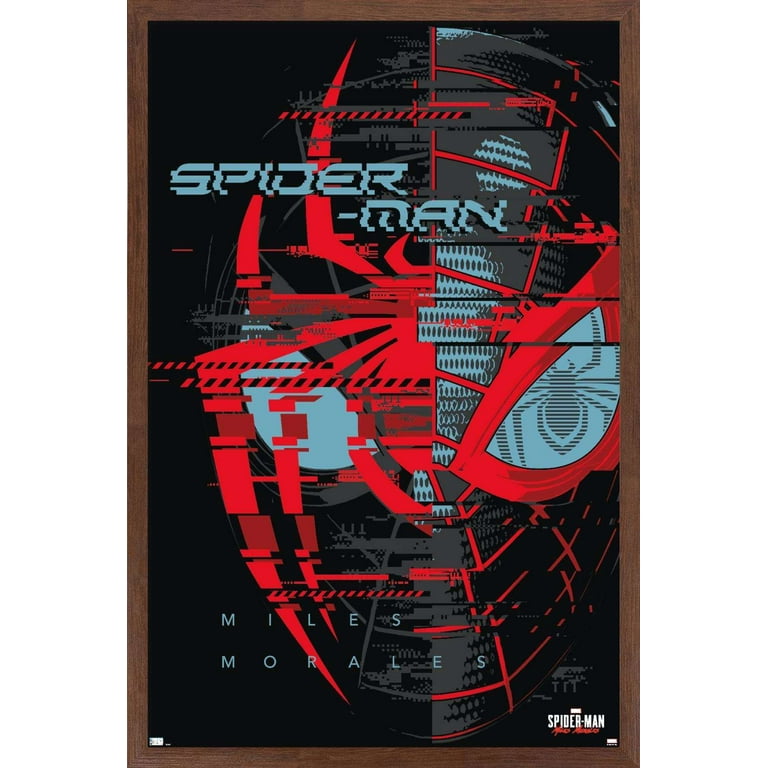 Marvel's Spider-Man: Miles Morales - Glitch Wall Poster, 22.375 x