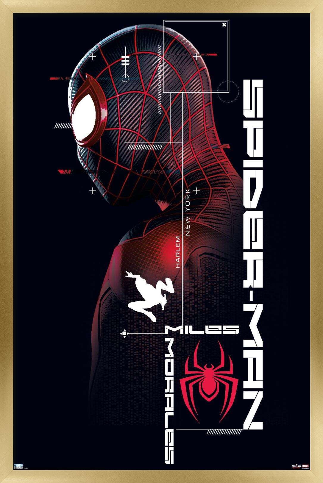 Marvel's Spider-Man: Miles Morales - Miles Wall Poster, 22.375" x 34", Framed