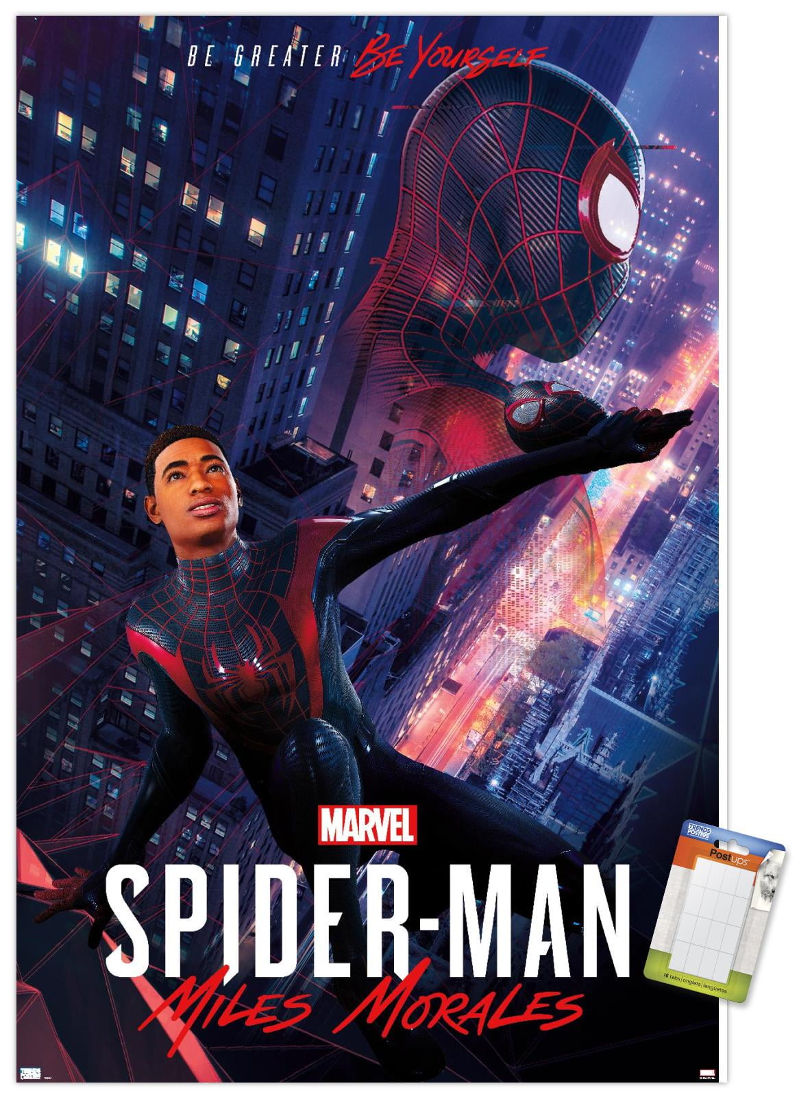 Marvel's Spider-Man: Miles Morales - Pose Wall Poster, 22.375 x 34 