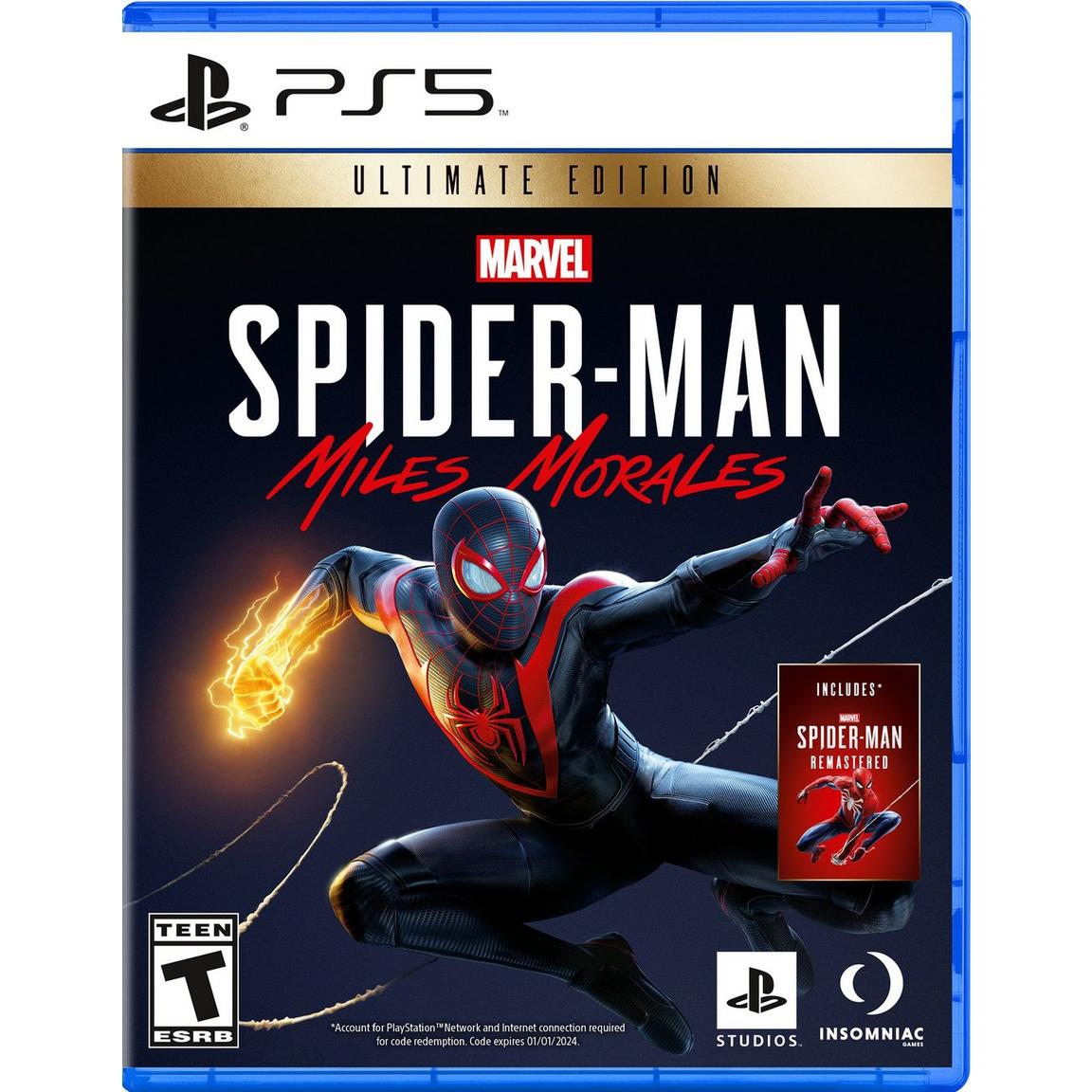 Marvel's Spider-Man: Miles Morales Ultimate Edition - PlayStation 5 + Spider-Man Remastered - image 1 of 4