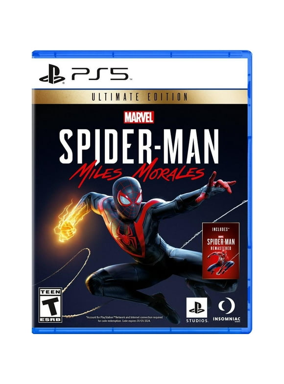 Marvel's Spider-Man: Miles Morales Ultimate Edition - PlayStation 5 + Spider-Man Remastered