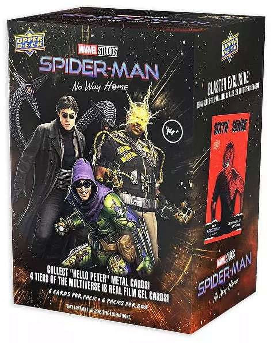 Upper Deck Marvel Spider-Man Trading Cards Blaster 6-Pack 2023
