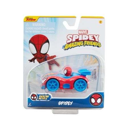 Marvel’s Spidey and His Amazing Friends Amazing Metals - Spidey Web Crawler - 3-inch Die-Cast Play Vehicle