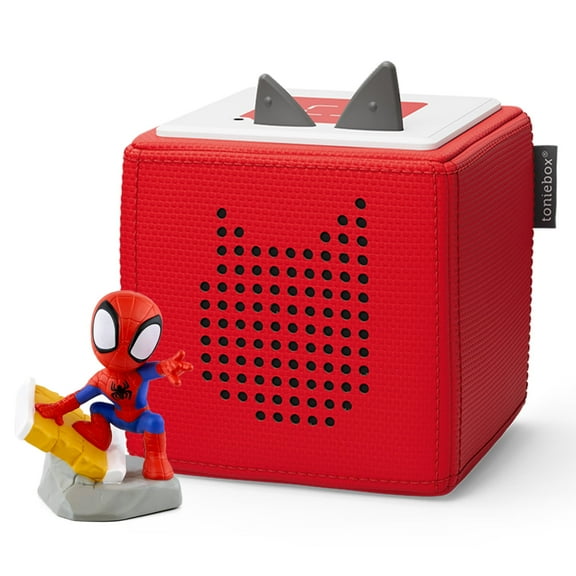tonies Spidey Red 2.4Ghz Audio Player Bundle, Age Group 3+