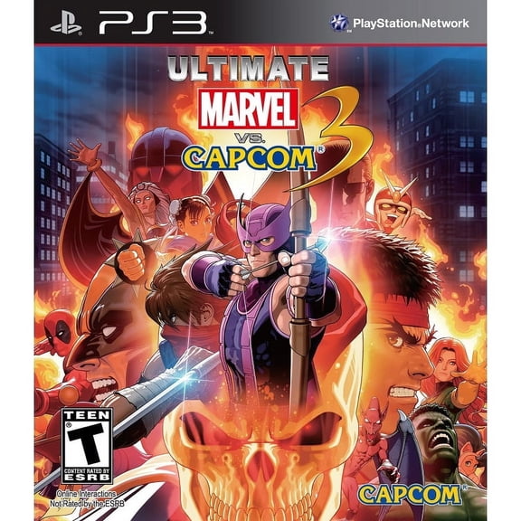 Restored Marvel vs Capcom 3 Video Game for PlayStation 3