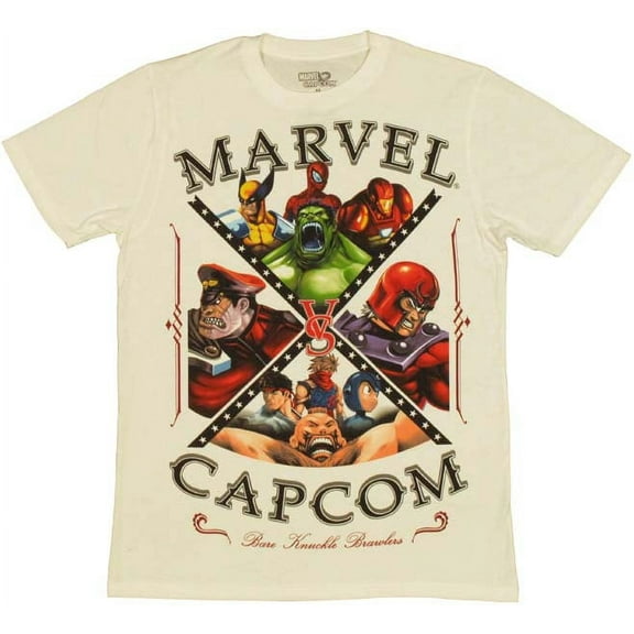 Marvel vs Capcom Brawlers T Shirt Sheer