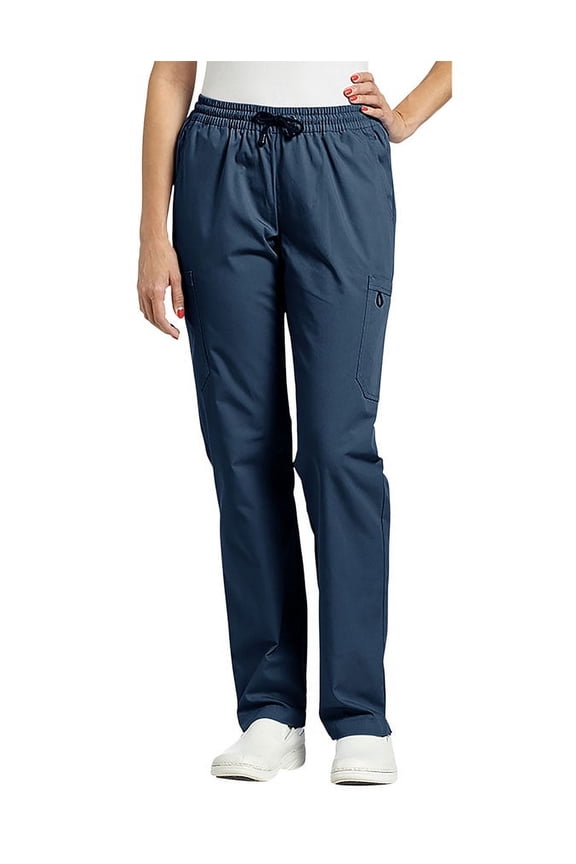Marvella By White Cross Women's Elastic Waistband Cargo Scrub Pant