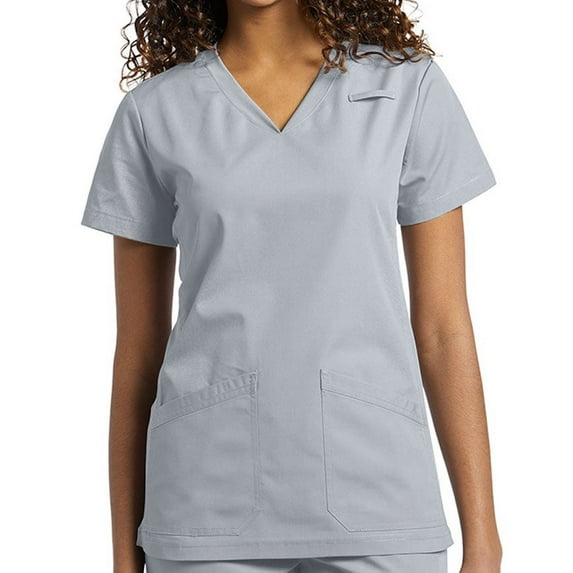 Marvella By White Cross Women's V-Neck Solid Scrub Top
