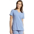 thumbnail image 1 of Marvella by White Cross Women's Shaped V-Neck Solid Scrub Top with Pockets, 1 of 1