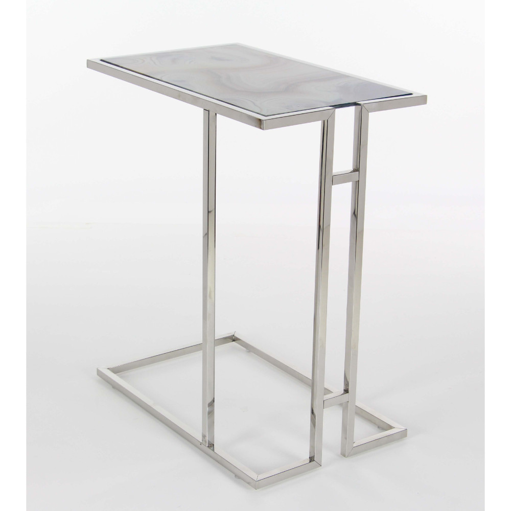 Marvellous Iron Glass Accent Table