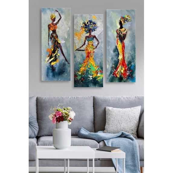 Marvellous - Monty - Multicolor Decorative MDF Painting