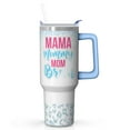 thumbnail image 1 of Marvelous Mom Gift - 40 Oz Tumbler with Straw - Perfect Mothers Day Birthday Christmas Gift for Mom Women, 1 of 5