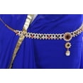 thumbnail image 1 of Marvelous Multi colour Multi Liner Pearl Juda Waist Belly Hip Chain Belt Kamarband (Waist belt), 1 of 3