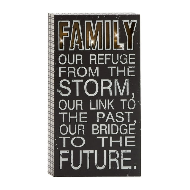 Marvelous Wood Led Wall Sign 12"W, 22"H