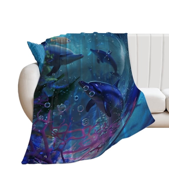 Marvels of The Sea Blanket for Bed Throw Blanket for Women, Men And Kids Super Soft Plush Blanket Throw, Print Blanket, Blanket for Kids