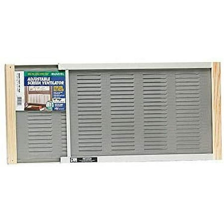 Marvin Adjustable Window Screen 10" Tall, Extends 21" - 27" Beige Extends 21" - 27"