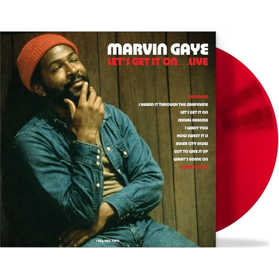 Marvin Gaye  Lets Get It On Live (180g Red Vinyl LP)