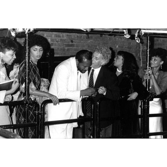 Marvin Gaye and Mark Fleishman at Studio 54 Photo Print (30 x 24)
