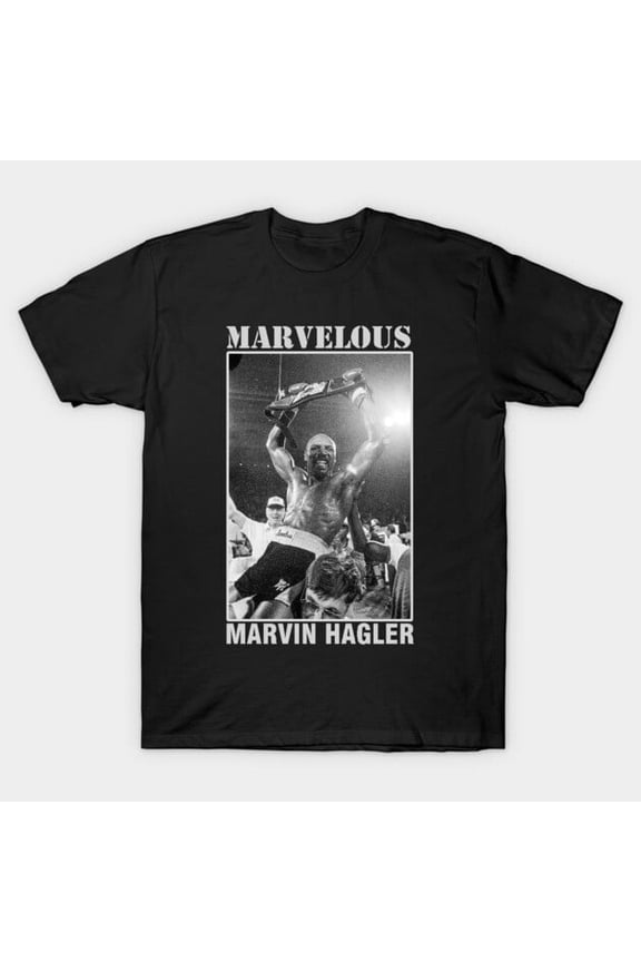 Marvin Hagler Marvelous Boxing Legend Graphic, H17937 Unisex T-Shirt, Up to 5XL Available