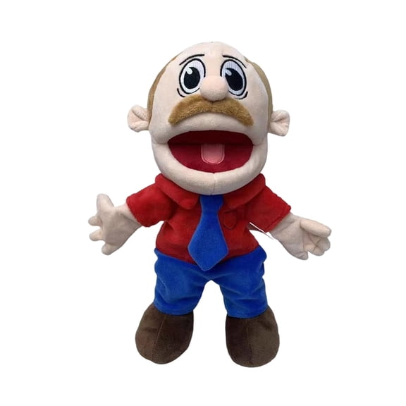 Marvin Plush Toy Stuffed Doll Soft Cuddly Jeffy Hat Game Character Companion(40cm)