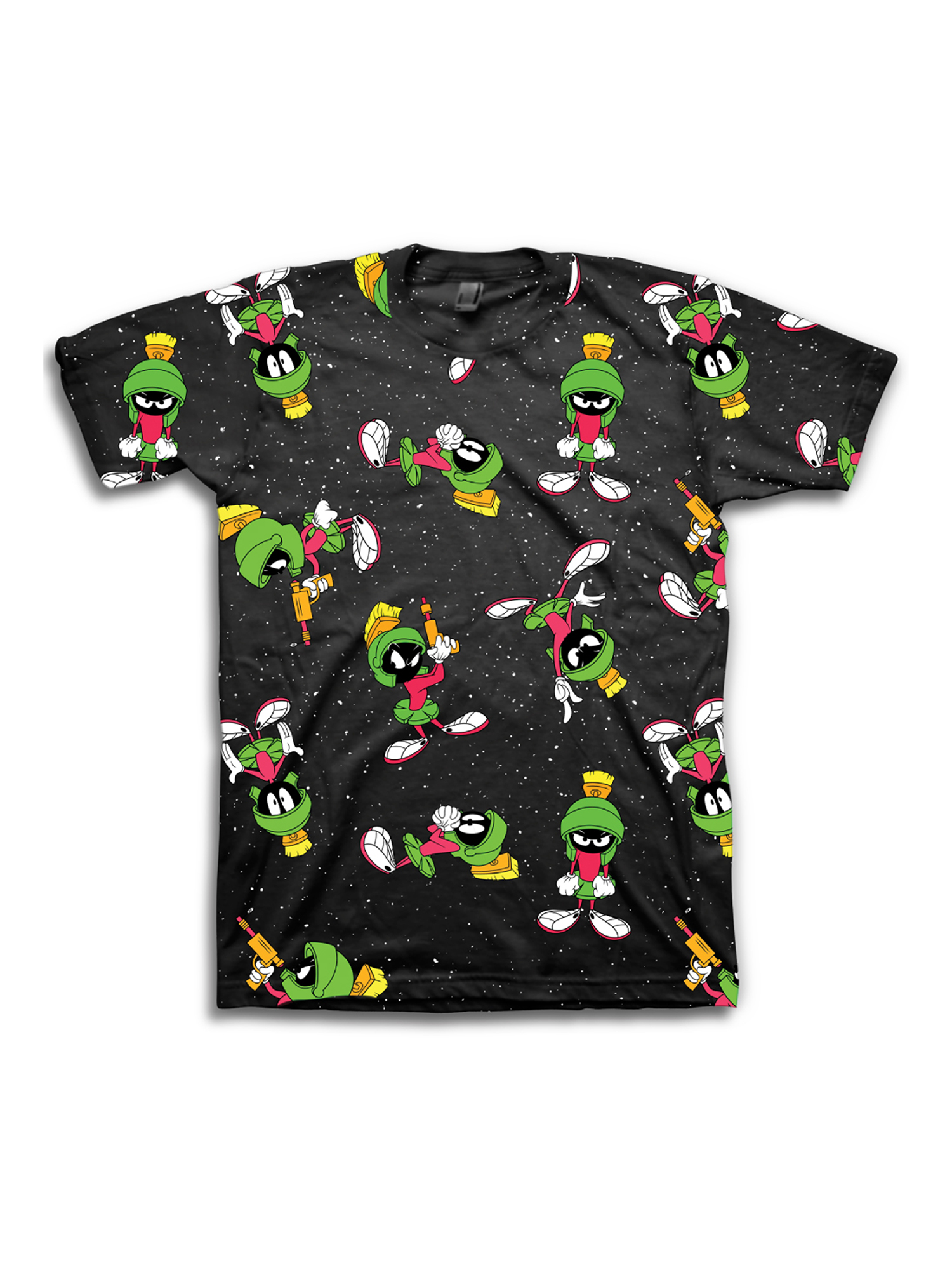 Marvin The Martian Boys Space All Over Print T-Shirt Sizes 8-18 - image 1 of 1