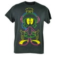 thumbnail image 1 of Marvin The Martian Neon Outline Animation Grey Tshirt Tee XLarge, 1 of 1