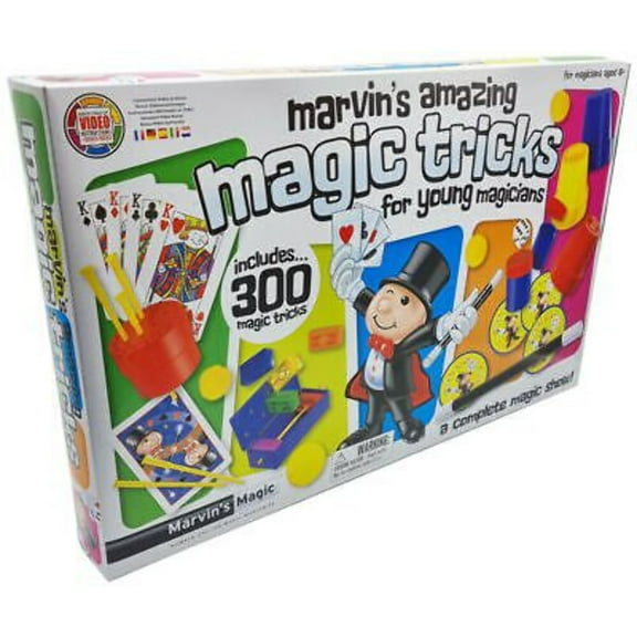 Marvin's Magic Amazing 300 Magic Tricks Set for Young Magicians Ages 8