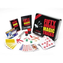 Marvin's Magic Fifty Amazing Magic Tricks Gift Tin Magic Kit for Kids Ages 8+