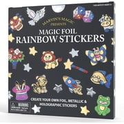 Marvins Magic - Magic Foil Rainbow Stickers - Foil, Metallic & Holographic Stickers - Magical Art Supplies - 150 Stickers & More