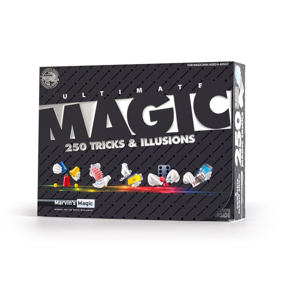 Marvin's Magic Ultimate Magic 250 Tricks and Stunts Magic Kit Ages 8+