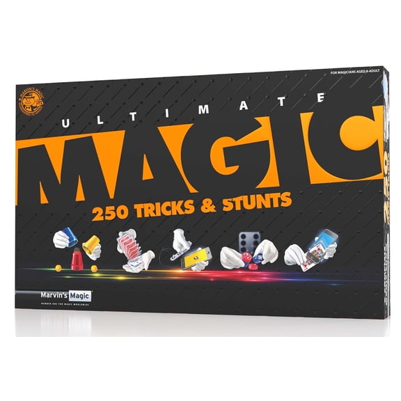 Marvin's Magic Ultimate Magic 250 Tricks and Stunts Magic Kit Ages 8+