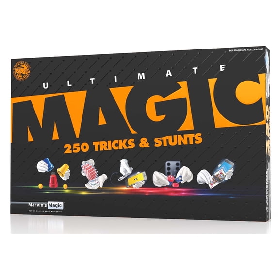Marvin's Magic Ultimate Magic 250 Tricks and Stunts Magic Kit Ages 8+
