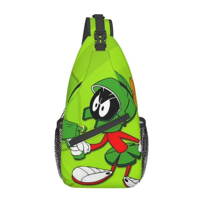 Marvin the Martian Sling Bag Crossbody Shoulder Backpack Gym Sports Travel Hiking Daypack Chest Bag Small Backpack for Women Men Walmart