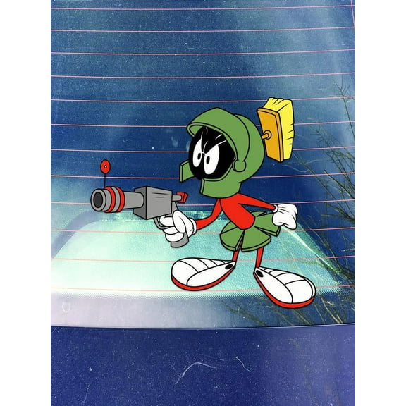 Marvin the Martian Vinyl Decal Sticker | Cars Trucks Vans Walls Laptops Cups | Printed | 5 inches | KCD989