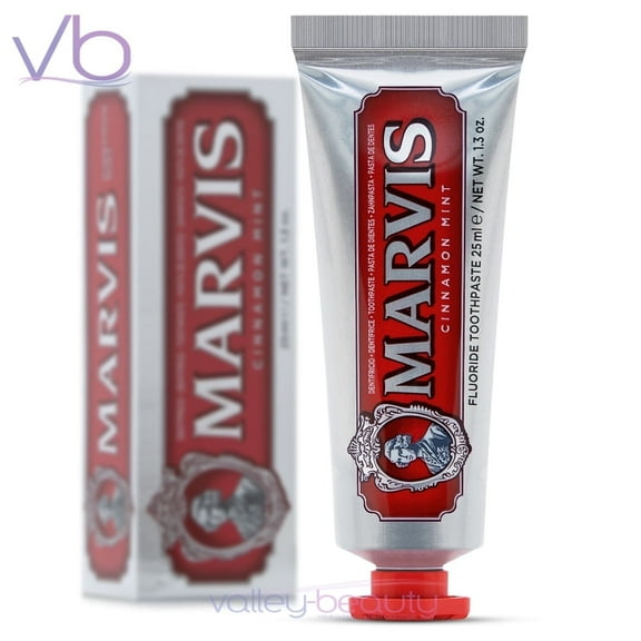 Marvis Cinnamon Mint | Rich and Creamy Toothpaste with Spicy Aromas, 25ml