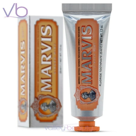Marvis Ginger Mint | Rich and Creamy Toothpaste with 'Hot & Cold' Flavor, 25ml