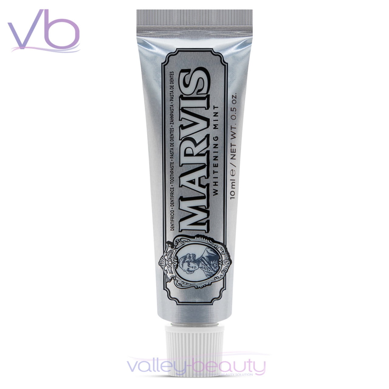 Marvis Whitening Mint Rich and Creamy Toothpaste with Arctic Shiver, 10ml