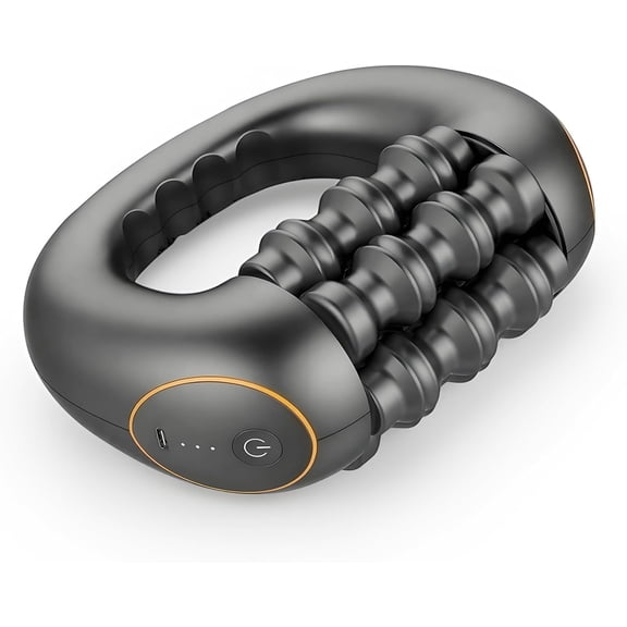 Sculpt Roller - Electric Muscle Roller for Post, 3 Intensity Levels & 4.5H Battery Life, Ergonomically Designed for Hands, Legs, Back, Neck and Portable to Carry (Black)