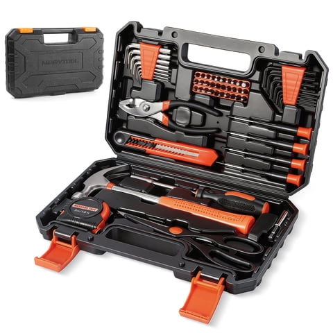 Anqdy 57-Piece Tool Kit for Household Repairs,Anqdy 57-Piece Tool Kit for Household Repairs, Women Dorm Basic Small Mini Hand Tool Set with Hammer