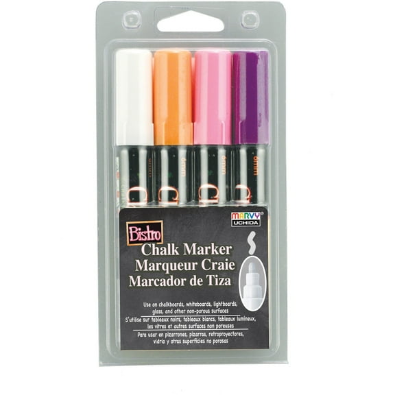 Marvy Chalkboard and Lightboard 4-Color Set B