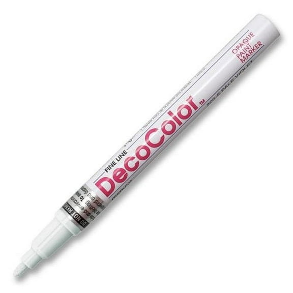 Marvy DecoColor Paint Marker - Ink Color: White - 1 Each by Marvy